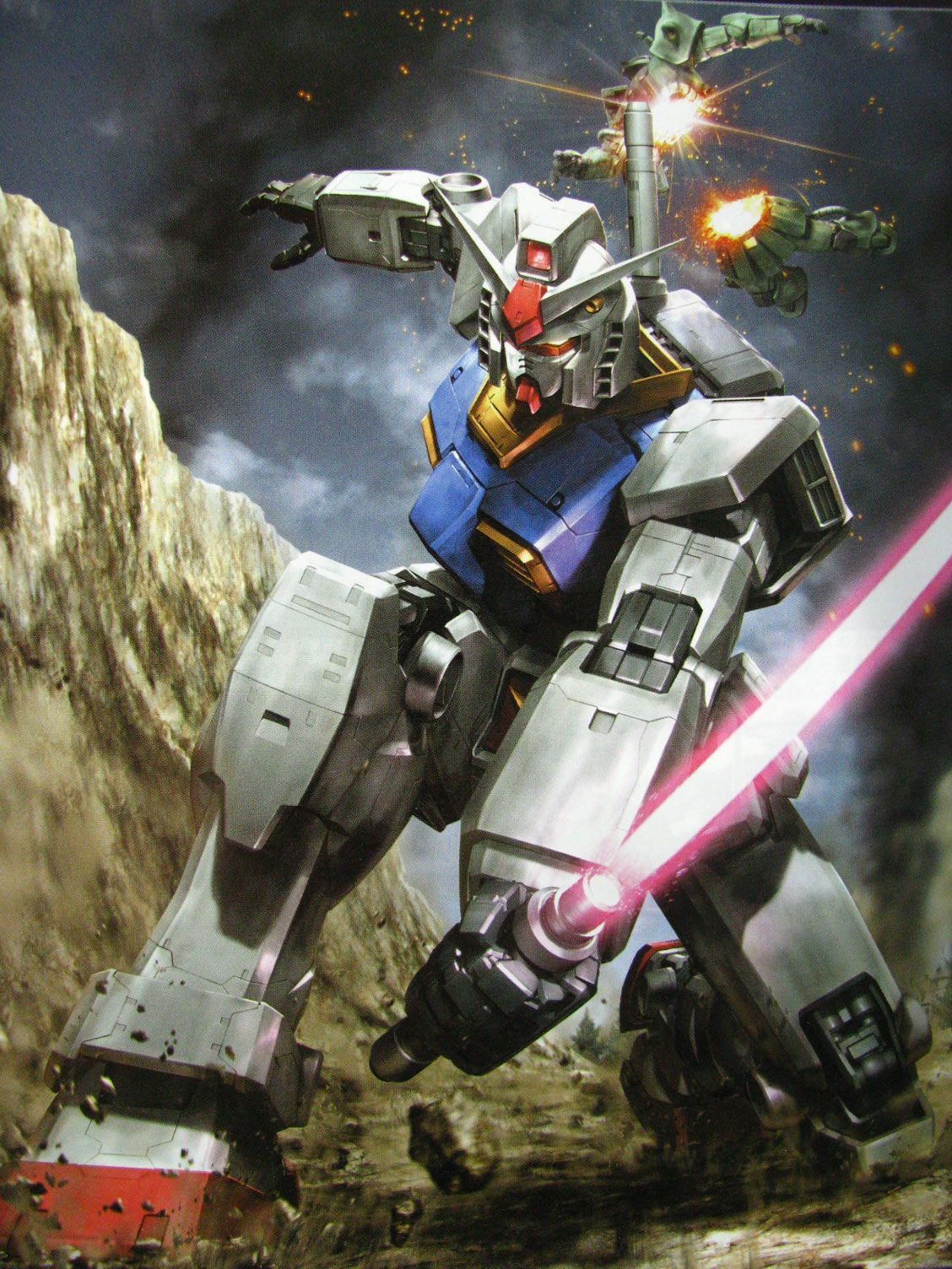 RX-78-2 Gundam action artwork